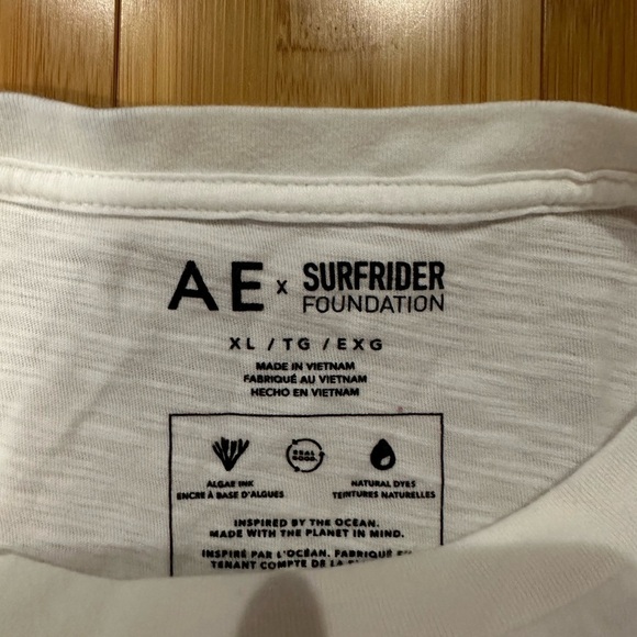 EUC American Eagle x Surfrider Foundation shirt - Picture 4 of 4